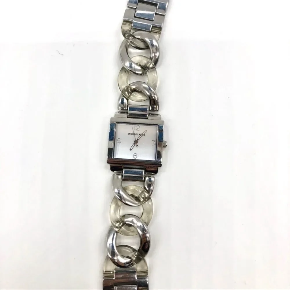 Michael Kors Silver Linked Watch